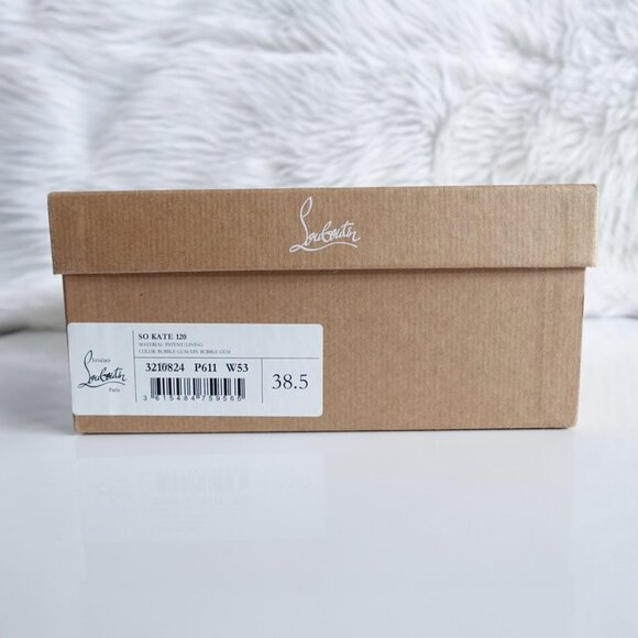 Christian Louboutin So Kate 120 Patent Leather Pumps in Bubblegum Pink - Picture 11 of 12